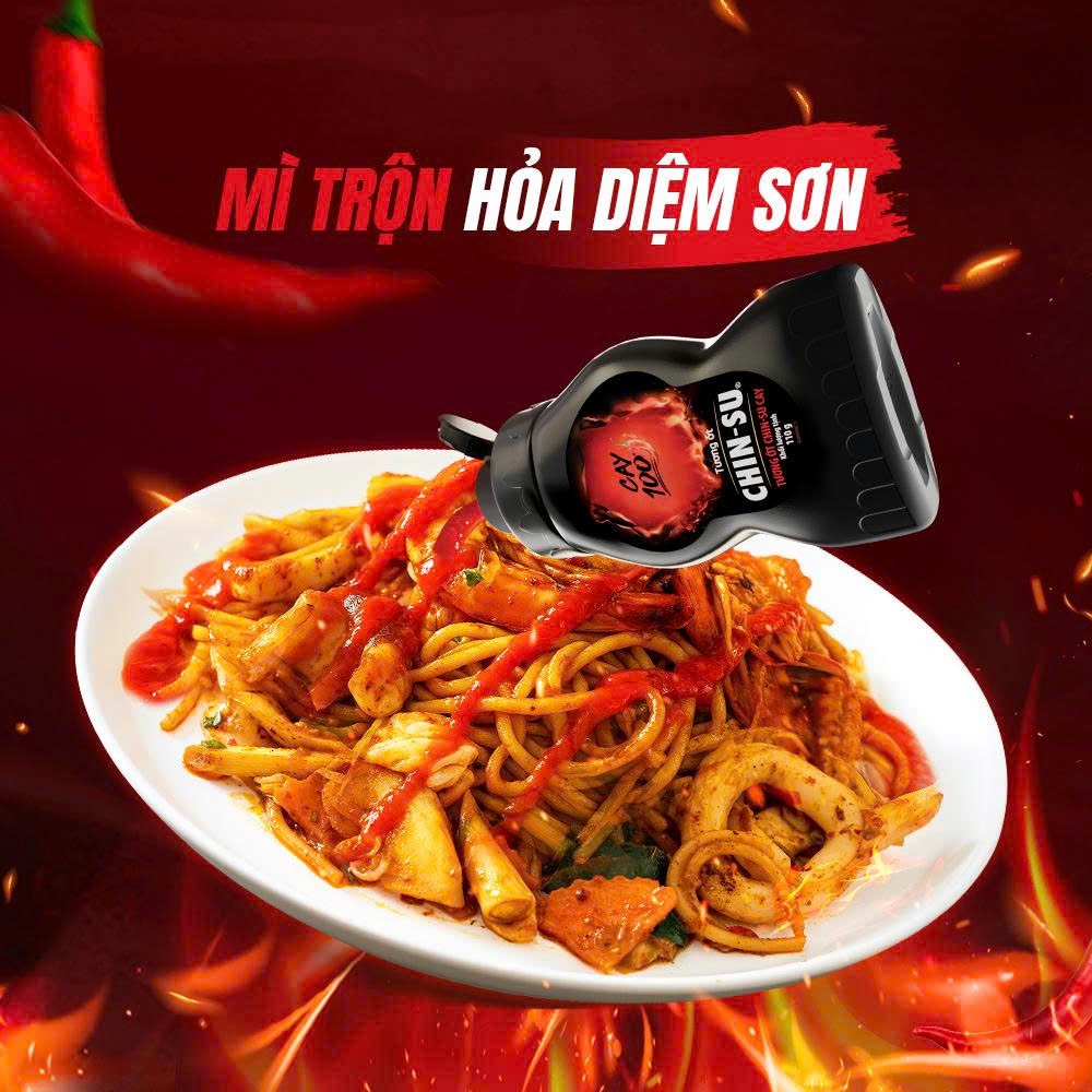 Combo 2 Tương ớt CHIN-SU CAY 100 x chai x 110gr