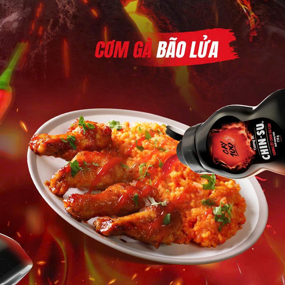 Combo 2 Tương ớt CHIN-SU CAY 100 x chai x 110gr