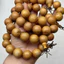 Vòng đeo tay nam nữ trầm hương hạt 8 mm vòng tay phong thuỷ vân đẹp mùi hương tự nhiên - Mỹ Nghệ Dưỡng Sinh HT