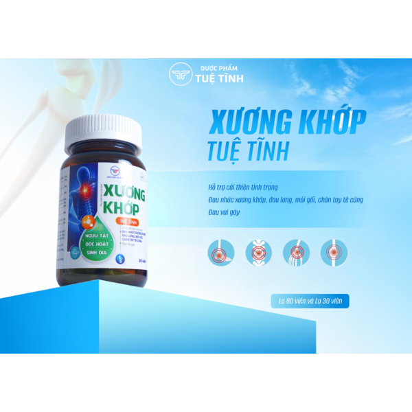 Viên Uống Xương Khớp Tuệ Tĩnh, Hỗ Trợ Cải Thiện, Đau Nhức Xương Khớp, Đau Lưng, Mỏi Gối, Đau Vai Gáy