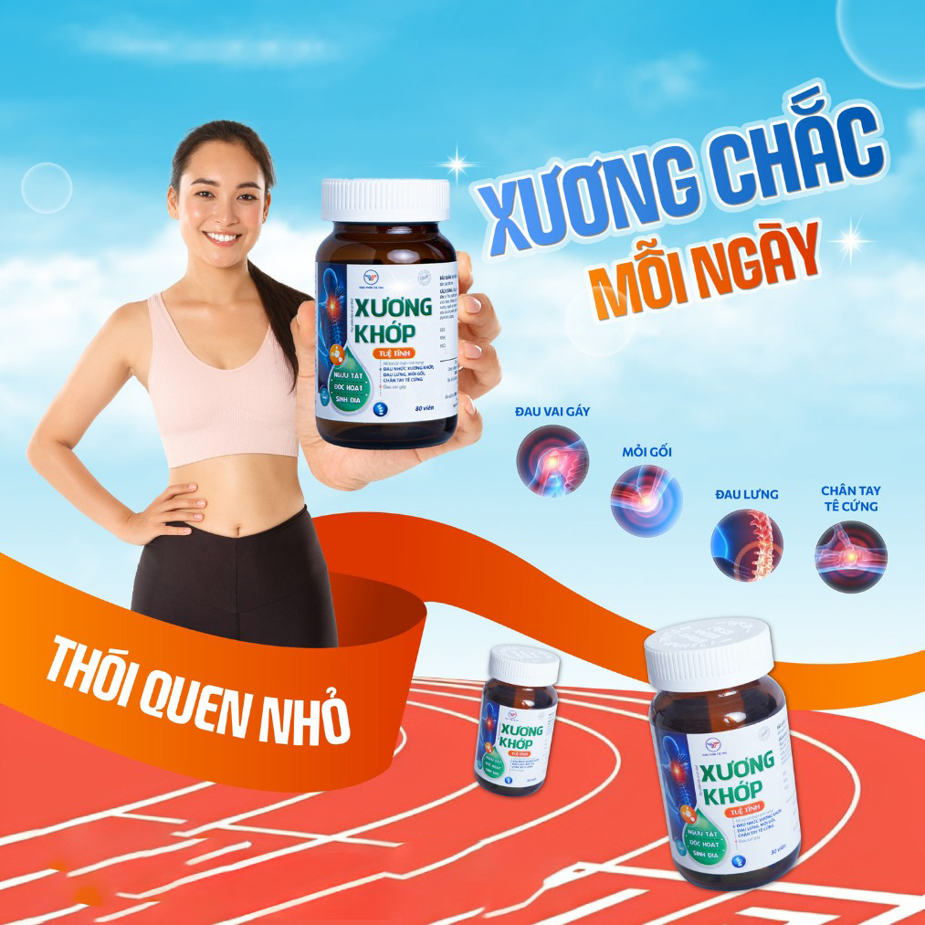 Viên Uống Xương Khớp Tuệ Tĩnh, Hỗ Trợ Cải Thiện, Đau Nhức Xương Khớp, Đau Lưng, Mỏi Gối, Đau Vai Gáy
