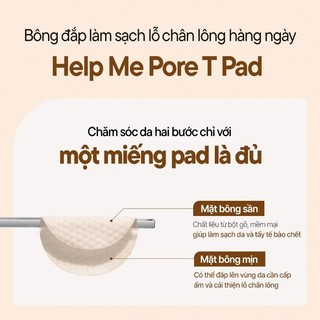 One-day's you - Toner Pad Làm Sạch - Help Me Pore-T Pad 60 Miếng  | Clycos Phân Phối