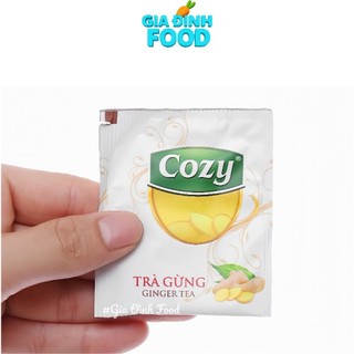 Trà Gừng Cozy Túi Lọc Hot Ginger Hương Vị Cay Ngọt Hỗ Trợ Làm Ấm Cơ Thể (20 gói x 2g)