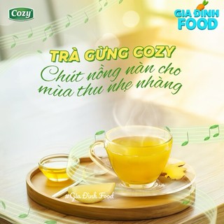 Trà Gừng Cozy Túi Lọc Hot Ginger Hương Vị Cay Ngọt Hỗ Trợ Làm Ấm Cơ Thể (20 gói x 2g)