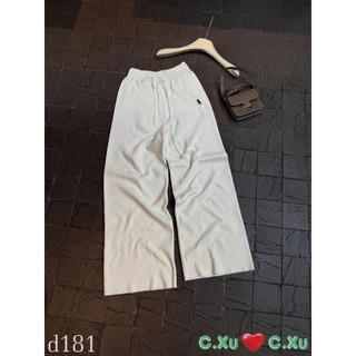 Quần len thêu ngựa dáng xuông #d181