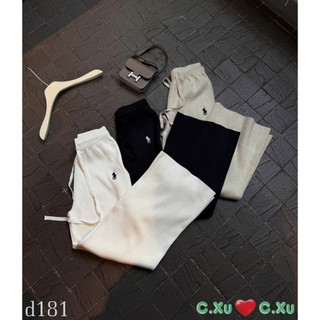 Quần len thêu ngựa dáng xuông #d181