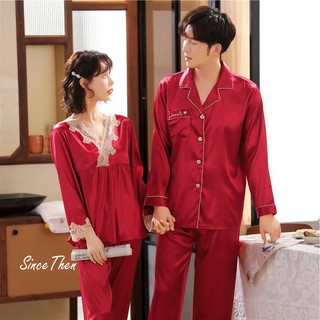 Đồ ngủ đôi tphcm, đồ ngủ đôi màu đỏ, hàng có sẵn - Since Then