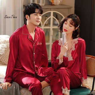 Đồ ngủ đôi tphcm, đồ ngủ đôi màu đỏ, hàng có sẵn - Since Then
