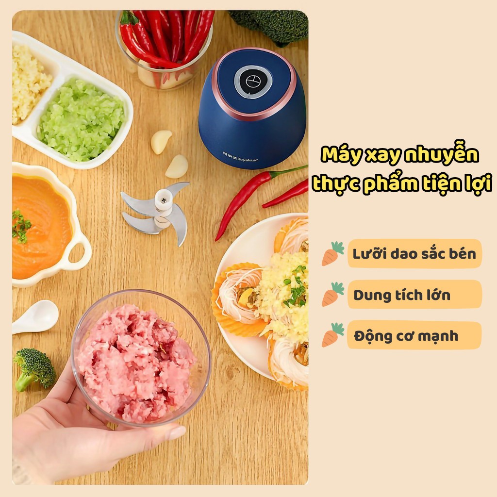 Máy xay tỏi và tiêu cầm tay điện mini - Máy xay tỏi và tiêu tiện lợi, Máy xay nhà bếp