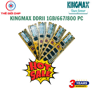 RAM PC desktop KINGMAX (1x1GB) DDRII 1GB/677/800MHz I like new Box Bảo hành 36 tháng