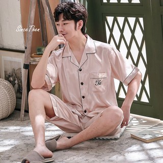 Đồ ngủ đôi ngắn vải lụa thoáng mát cho cặp đôi, Pijama đôi quà cưới ý nghĩa, Hàng có sẵn - Since Then