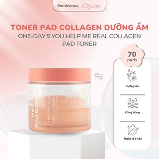 One-day's you - Toner Pad Dưỡng Ẩm - Help Me Real Collagen 70 Miếng  | Clycos Phân Phối