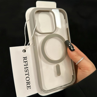 Ốp Lưng Iphone Trong Suốt Sạc Từ Tính , Chống Sốc, Bảo Vệ Camera - iP 7/8/X/XS/11/12/13/14/15/16/17/Plus/Pro/Max/Air