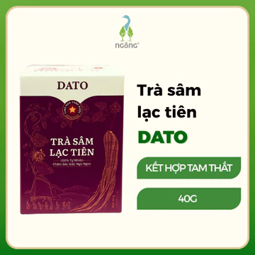 Trà sâm lạc tiên Dato khô 3 vị thảo mộc sâm dây Ngọc Linh lạc tiên tam thất hỗ trợ giấc ngủ sâu 40g