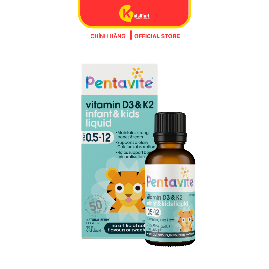 Vitamin D3K2 Pentavite, 20ml | Shopee Việt Nam