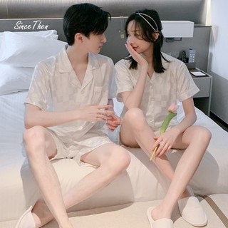 Pijama nam mặc nhà lụa mát mẻ, đồ ngủ nam cao cấp - Since Then
