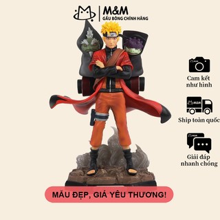 Mô Hình Anime Naruto GK - Nhẫn Giả Naruto Chế Độ Tiên Nhân Cùng Cóc Phu - Giao Hàng Từ Hà Nội