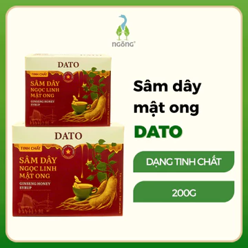 Tinh chất sâm dây Kon Tum Dato sâm Ngọc Linh mật ong hoa cà phê thơm ngọt bồi bổ sức khỏe 200g