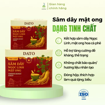 Tinh Chất Sâm Dây Kon Tum Dato Sâm Ngọc Linh Kết Hợp Mật Ong Hoa Cà Phê Bồi Bổ Khí H.uyết 200g