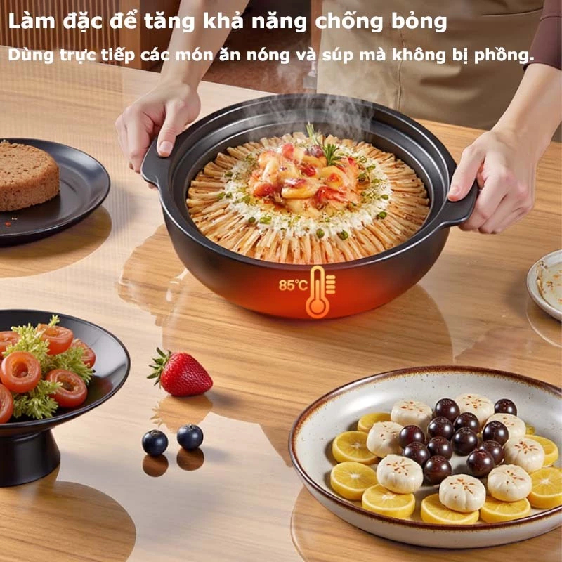Khăn Trải Bàn Nhựa Trong Suốt PVC Chống Thấm - Chống dầu/Chống Trơn Trượt Cao Cấp Lót bàn Bảo Vệ Bề Mặt Bàn