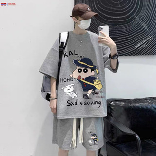 Quần Áo Nam In Hoạt Hình ⚡️ SIÊU PHẨM ⚡️ Sét Đồ Bộ Nam Nữ Mặc Nhà CUSIN đẹp rẻ mới nhất K1