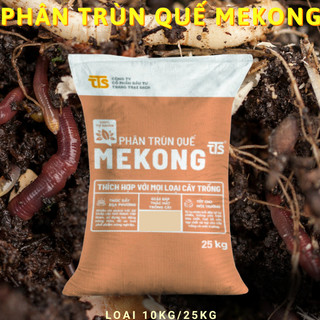Phân Trùn Quế MekongTts- 01 Bón Lót Cây Trồng