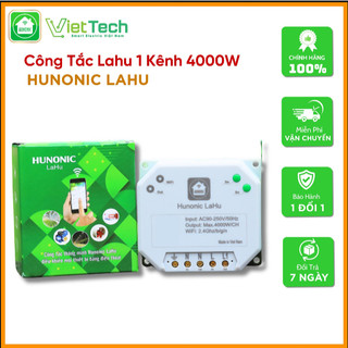 Công Tắc Wifi Lahu, Công Tắc Hẹn Giờ Không Cần Internet RTC Hunonic, Công Suất Lên Đến 4000W - LAHU