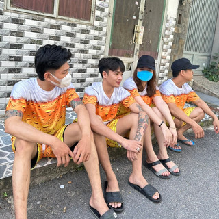 Bộ thể thao Unisex ⚡️ VẢI MÁT ⚡️ SÉT ĐỒ MẶC Nhà Nam Nữ họa tiết BỌT BIA phong cách thể thao KL2