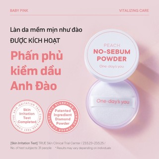 One-day's you - Phấn Phủ Kiềm Dầu - Peach No-Sebum Power 4g | Clycos Phân Phối