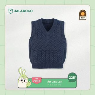 Áo gile len ualarogo sale lẻ sz