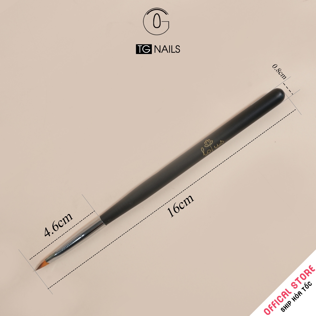 Bộ 16 cây cọ vẽ móng Lotus cao cấp