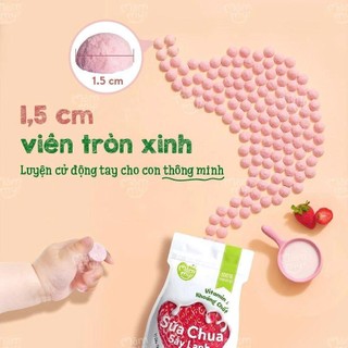 Sữa chua sấy Mămmy cho bé nguyên chất, táo, tổ yến, dâu, chuối hỗ trợ tiêu hóa bé từ 6 tháng