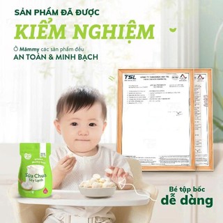 Sữa chua sấy Mămmy cho bé nguyên chất, táo, tổ yến, dâu, chuối hỗ trợ tiêu hóa bé từ 6 tháng