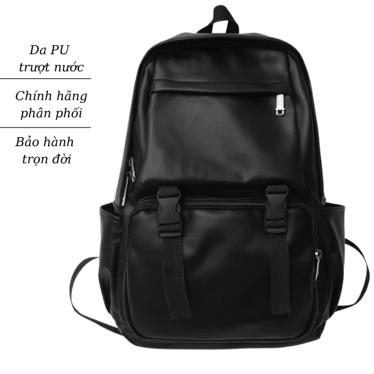 [Peinn] Balo Thời Trang Nam Nữ Chất Liệu Da Pu Chống Thấm Nước BL_M668