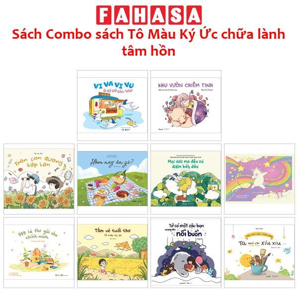 Sách Tô Màu Ký Ức, Chữa Lành Tâm Hồn: 999 Lá Thư Gửi Cho, Cùng Bạn Trưởng Thành, Hôm Nay Ăn Gì?, Vi Va Vi Vu Ở Xứ