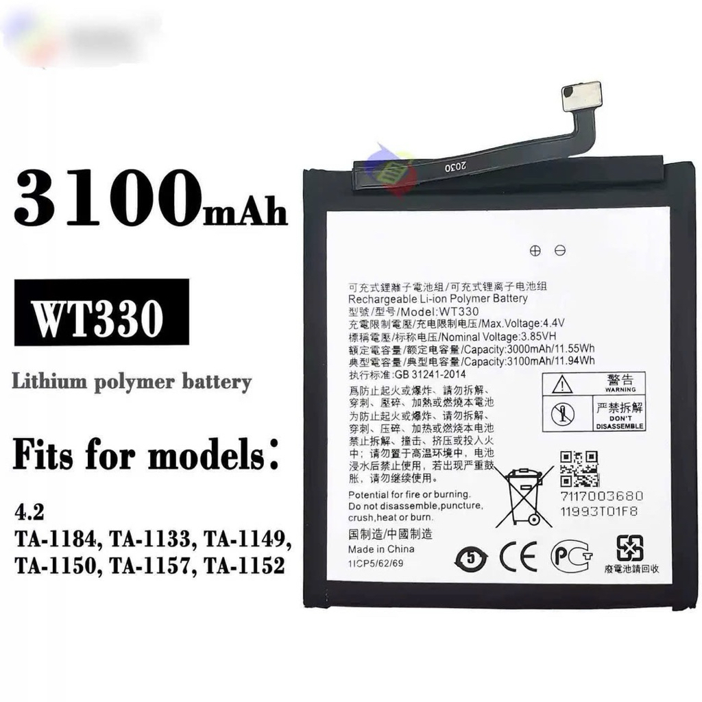 Nokia Batteria Litio Integrata Originale Wt330 Bulk Per Nokia 4.2   Ta Originale Wt330 Bulk Per Nokia 4.2 ( Ta 1150