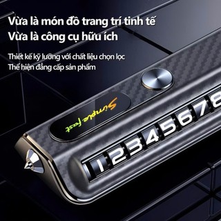 Bảng Số Đỗ Xe Ô TÔ Cao Cấp Tích Hợp Búa Phá Kính Sang Trọng libihouse.phukiendulich