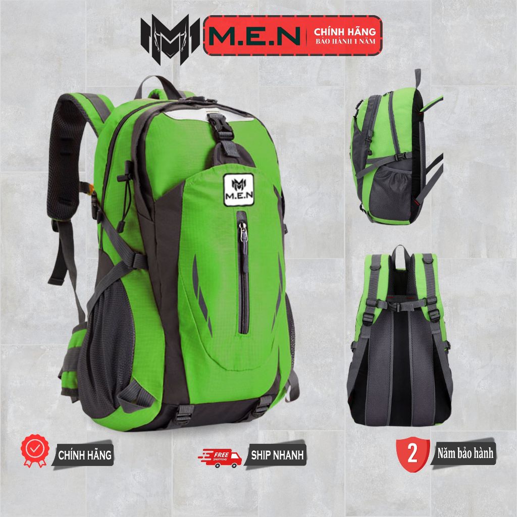 Ba lô leo núi 50L 63cm Bumnos M.E.N xanh đen cam lá [Hỏa tốc]