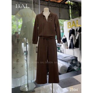 Set bộ nỉ áo dài tay kéo khóa cổ cao mix quần suông dài Eva hamichi