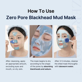 Mặt medicube Zero Pore Mặt nạ | Se khít lỗ chân lông | Mặt nạ đất sét làm mát 100g