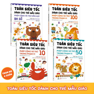 Sách - Toán Siêu Tốc Dành Cho Trẻ Mẫu Giáo, Tiểu Học - Tiên Phong Books