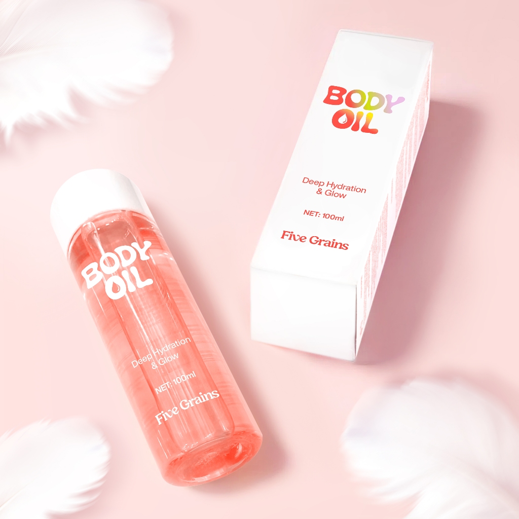 Dầu Dưỡng Thể Five Grains Body Oil Dưỡng Ẩm, Tăng cường dưỡng sáng da 100ml