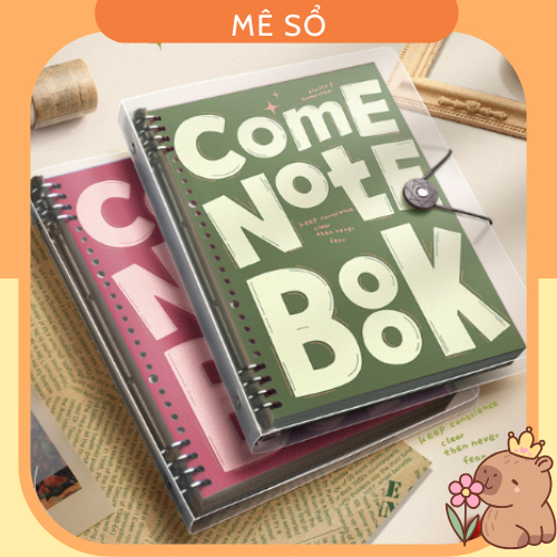(BÌA VÀ GIẤY BÁN RIÊNG) Bìa Sổ Còng Sắt, Bìa Còng Binder B5 A4 - Vỏ Bìa Sổ Còng Thay Được Giấy, Lõi Giấy Refill B5