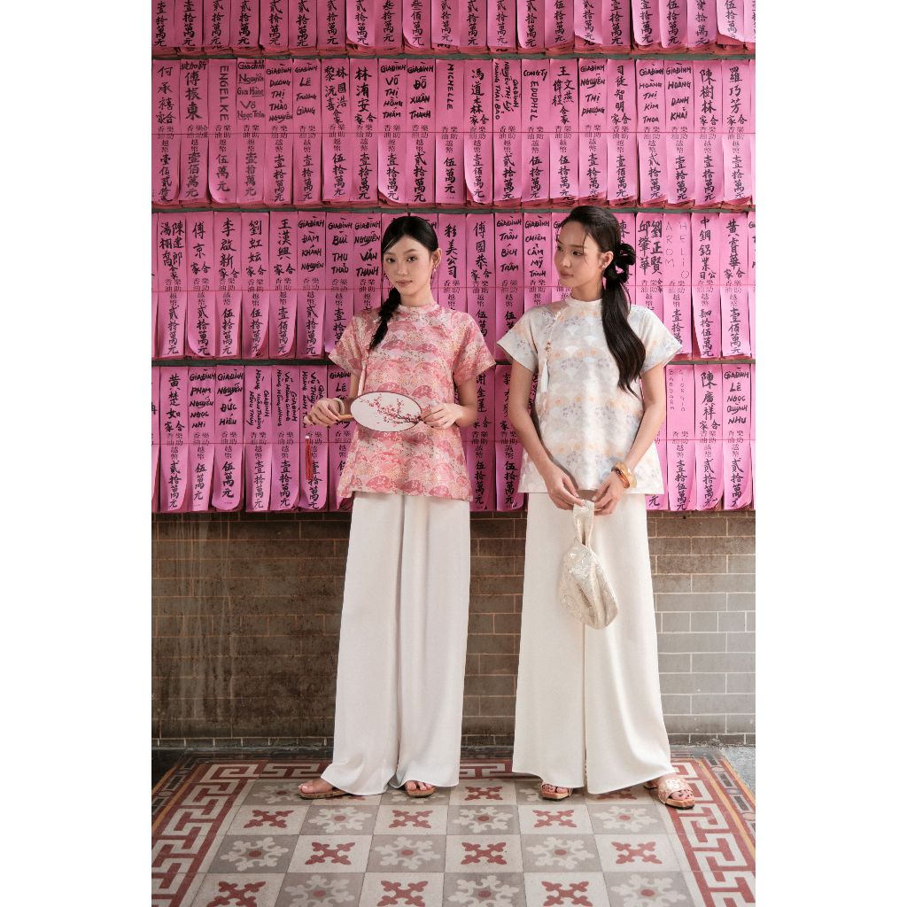 Áo kiểu cách tân An Nhi Miều Est.2013 phong cách truyền thống sang trọng