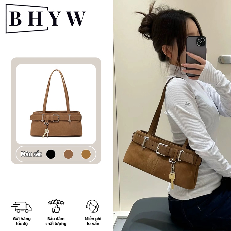 BHYW Túi xách nữ thời trang Hàn Quốc cao cấp, thiết kế sang trọng, đeo vai/đeo chéo đa năng, kiểu dáng trendy dễ phối đồ