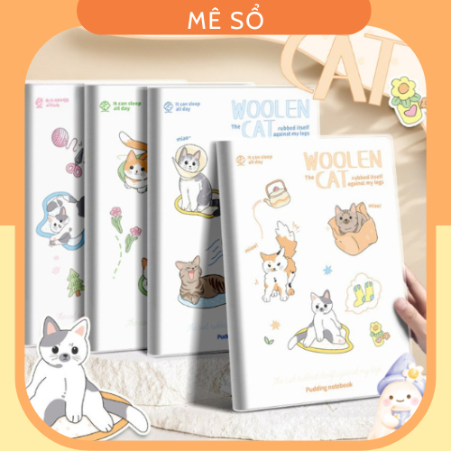 Sổ Tay A5, Tập Kẻ Ngang MESO 112 Trang 70 GSM - Vở Sinh Viên Bìa Dẻo Chống Thấm Nước, Họa Tiết Hoạt Hình Dễ Thương