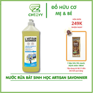 Nước rửa bát sinh học oải hương Artisan Savonnier dung tích 1L