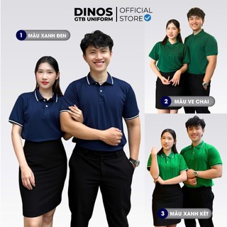 Áo Thun Poly Thái DINOS GTB Đồng Phục Doanh Nghiệp, Công Sở, Sự Kiện – Nhiều Màu Cho Nam Nữ