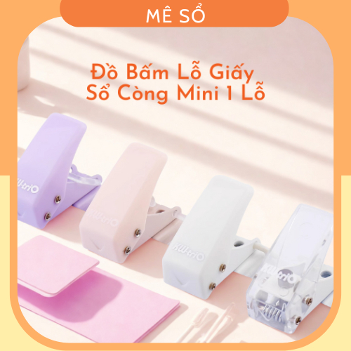 Đồ Bấm Lỗ Giấy Đơn KW-Trio 92A0, Dụng Cụ Bấm Lỗ Tròn Trên Giấy 1 Lỗ,  Đồ Đục Lỗ Giấy Sổ Còng 1 Lỗ