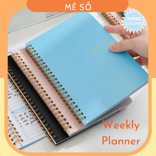 Sổ Tay Kế Hoạch 5 Phút, Weekly Planner 52 Tuần Không Có Năm, Sổ Planner In Màu, Giấy 100 GSM Dày Dặn